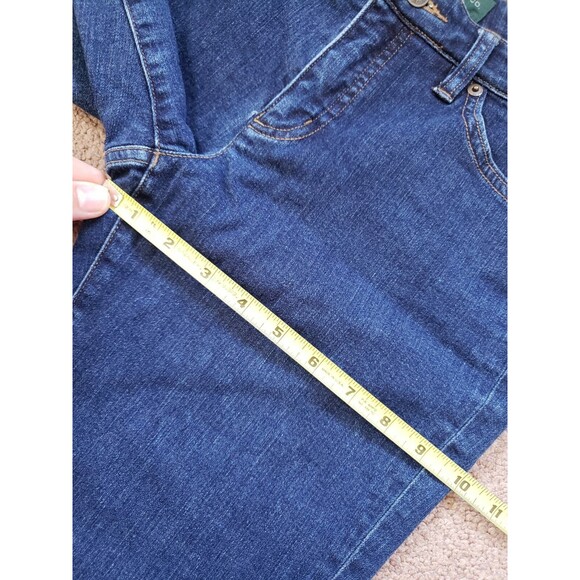 LRL Lauren Jeans Co Modern Straight Dark Blue Jeans Women's Size 4 - Picture 9 of 12
